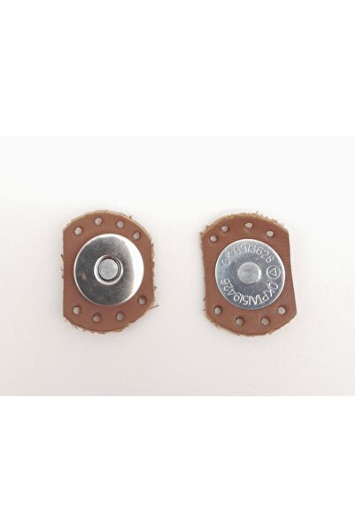 angel çanta aksesuar Γαλακτοκομικό καφέ Χρώμα Πραγματικό δέρμα Οβάλ Μαγνήτης ...