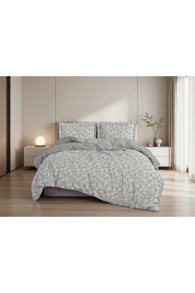 Oasis Cotton طقم سرير مزدوج من كلاود سمر - 6 قطع - ناعم وبارد