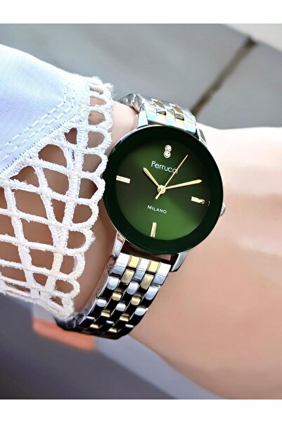 Ferrucci Milano Women's Watch - Metal Band with Stone Detail