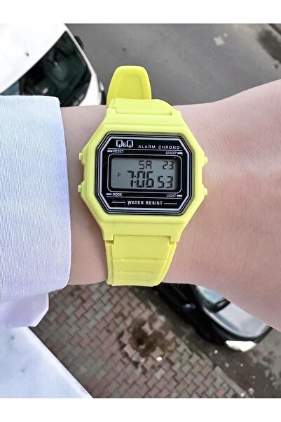 Q&Q Vintage Digital Women's Plastic Cord Wristwatch