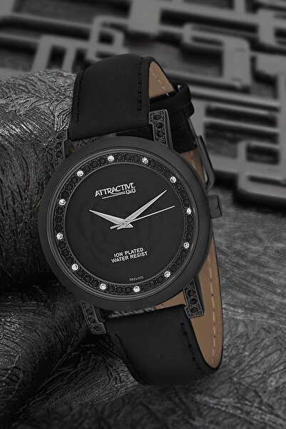 Q&Q ساعة يد رجالية 3G2037 جلد بني