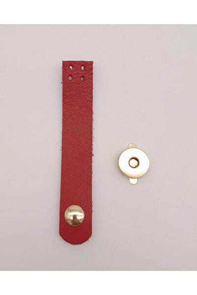 angel çanta aksesuar 11x2 cm Κόκκινο Πραγματικό Δερμάτινο Επίπεδο Κάλυμμα Τσά...