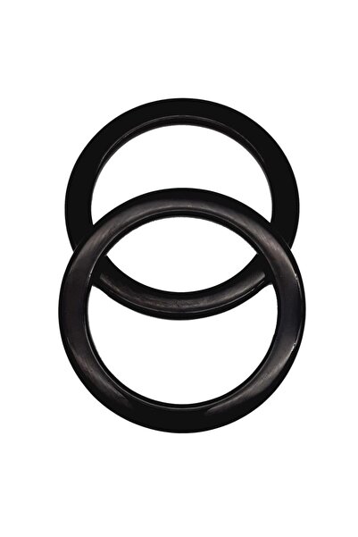 angel çanta aksesuar Mâner rotund acrilic negru de 15 cm