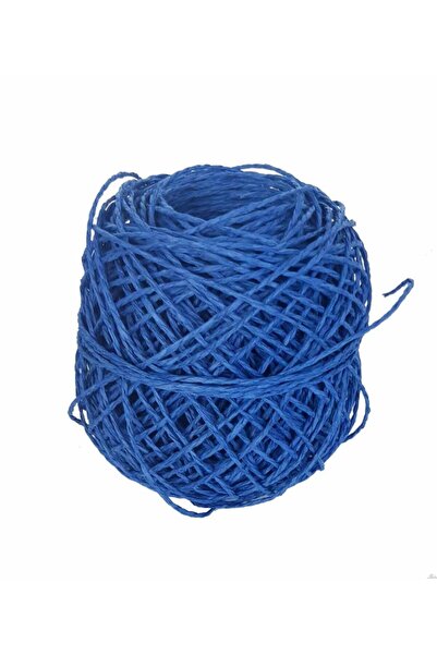 angel çanta aksesuar Saks Blue 50 Gr Τυλιγμένο Χάρτινο Νήμα