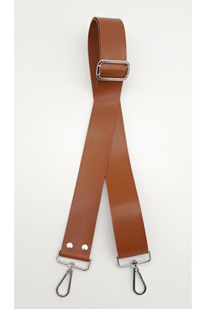 angel çanta aksesuar Λαβή τσάντας από συνθετικό δέρμα ταμπά 120Χ4 εκ. με ασημ...