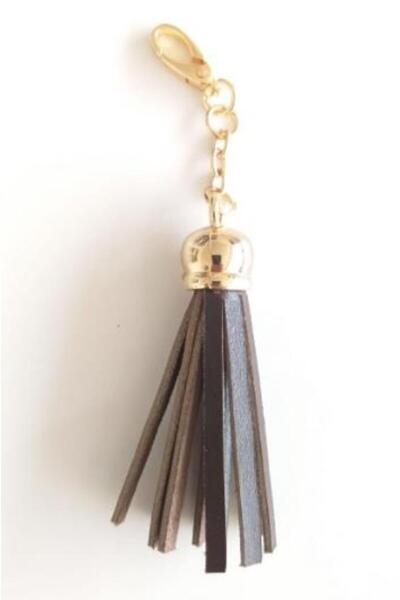 angel çanta aksesuar Cioc din piele naturală Culoare maro închis