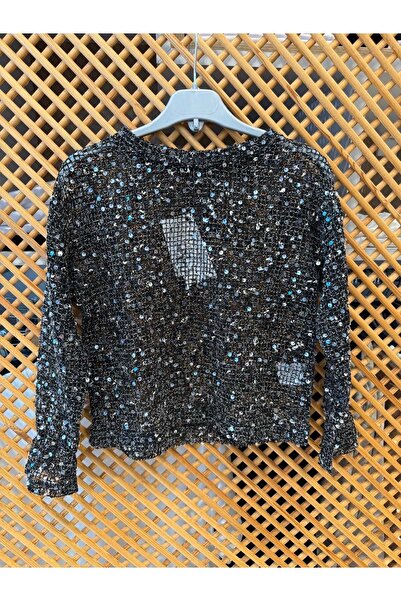 PD KIDS 4972 ÇOCUK PAYETLİ FİLE BLUZ