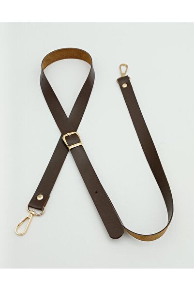 angel çanta aksesuar 120X2 εκ. Λαβή τσάντας από συνθετικό δέρμα καφέ μονής στ...