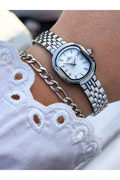 FERRO Silver Women's Wristwatch Fl88743A-A 3 Atm Water Resistant 2 Years Warr...