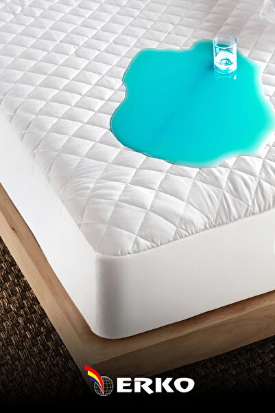 Erko Dört Mevsim Covoraș matlasat 100% bumbac cu protecție completă, rezisten...