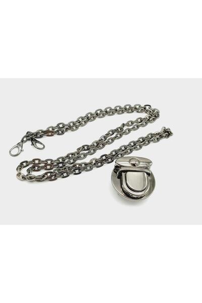 angel çanta aksesuar Σετ κλειδαριάς με ίσια αλυσίδα με καπνιστό έγχρωμο άγκιστρο