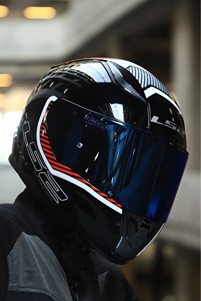 LS2 RAPID 2 EXTRA BEYAZ-KIRMIZI KASK