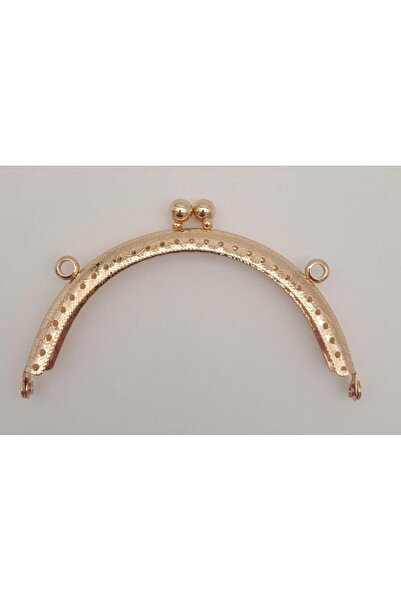 angel çanta aksesuar 10,5 εκ. Οβάλ Κλιπ Πορτοφολιού Χρώμα Ανοιχτό Χρυσό