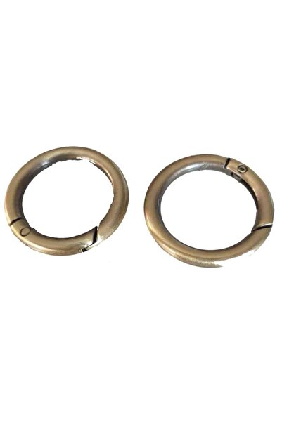 angel çanta aksesuar Ανοιχτό Αντίκα Ανοιχτό Δαχτυλίδι με Ελατήριο, Σετ 2 τεμα...