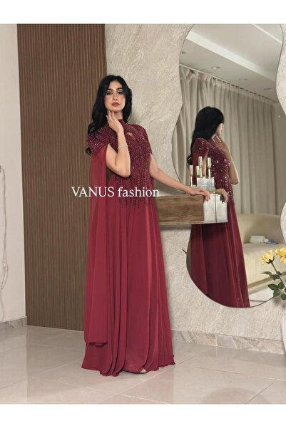 vanus fashion 6902 -فستان سهرة طويل