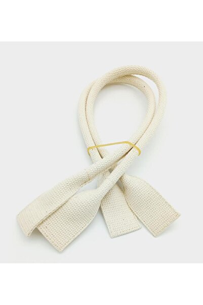 angel çanta aksesuar مقبض حقيبة من القطن طراز كولون بيليكان بلون كريمي