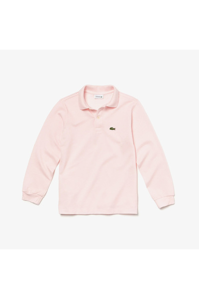 Lacoste Erkek Çocuk Uzun Kollu Pembe Polo