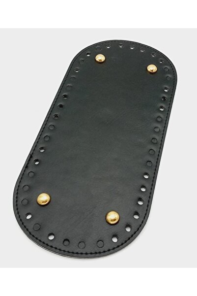 angel çanta aksesuar Τεχνητό δέρμα Μαύρο Χρώμα 25Χ12 εκ. Οβάλ Βάση Τσάντας (μ...