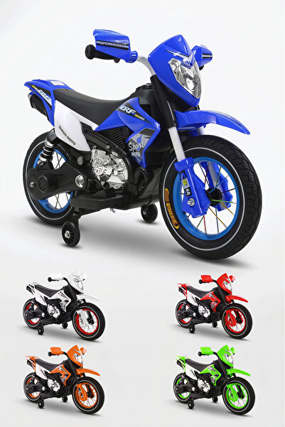 Unbranded/Generic 6V Kids Electric Motorcycle Ride On Bike Training Wheels Mu...