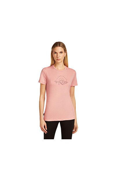 Icebreaker Tricou Femei Merino 150 Tech Lite SS Tee Sunrise Sumit Blush