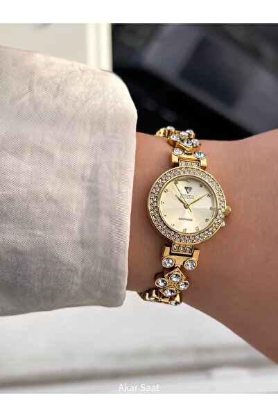 Fiesta ساعة يد نسائية F25005L بحزام معدني