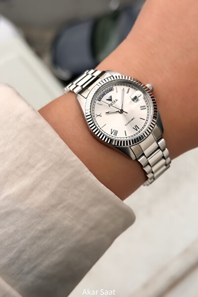 Fiesta ساعة يد نسائية F21077L بحزام فولاذي