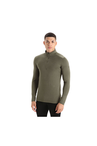 Icebreaker Bluza Barbati 200 Oasis Ls Half Zip Loden