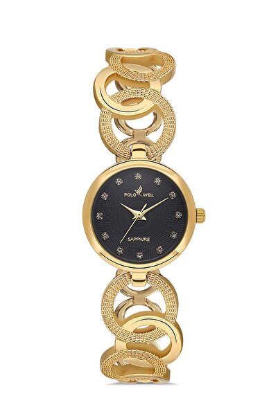 Polo Weil ساعة يد نسائية PL001L بحزام فولاذي