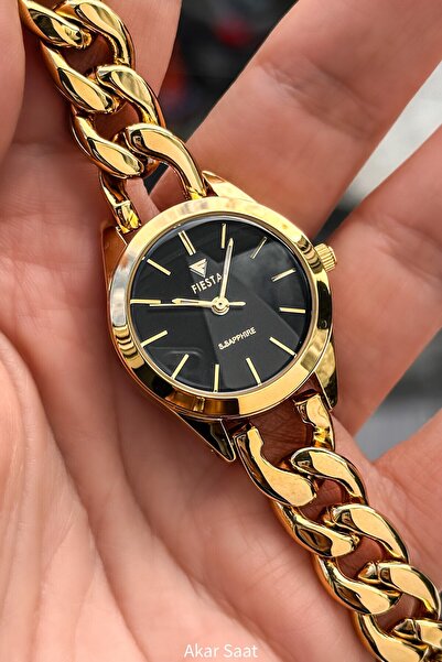 Fiesta ساعة يد نسائية F25004L بحزام فولاذي