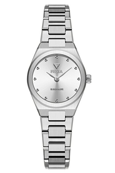 Fiesta ساعة يد نسائية F25003L بحزام فولاذي