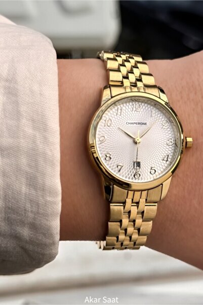 Chaperone ساعة يد نسائية بحزام فولاذي طراز CH176L