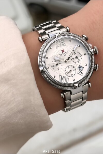Reward ساعة يد نسائية بحزام فولاذي RD63084L