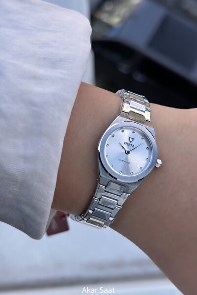 Fiesta ساعة يد نسائية F25003L بحزام فولاذي