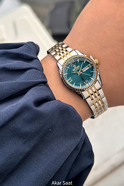 Reward ساعة يد نسائية بحزام فولاذي RD213034L