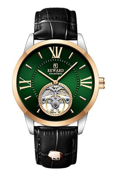 Reward Rd333825M Leather Cord Automatic Men Wrist Watch