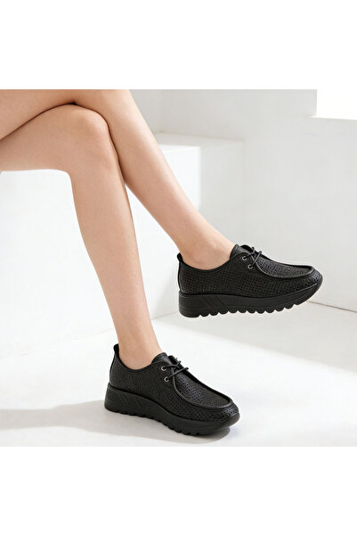 Tmall Pantofi casual de dama,Din piele ecologica,P1283,Negru