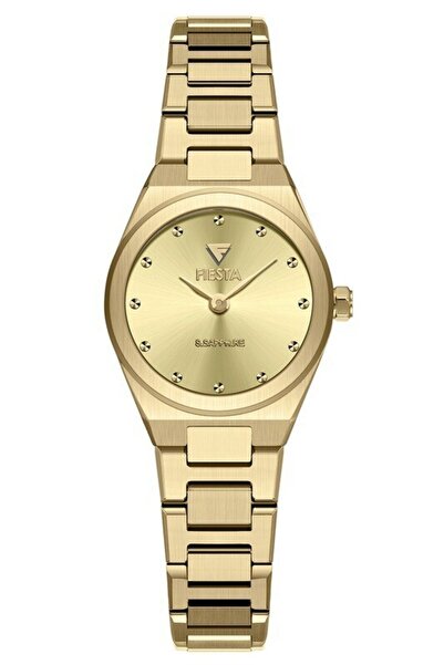 Fiesta ساعة يد نسائية F25003L بحزام فولاذي