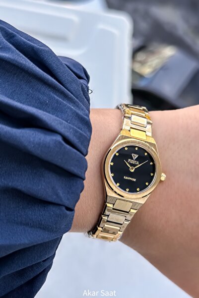 Fiesta ساعة يد نسائية F25003L بحزام معدني