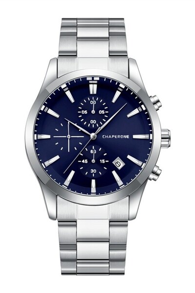 Chaperone Ch193M Men's Wristwatch with Steel Strap