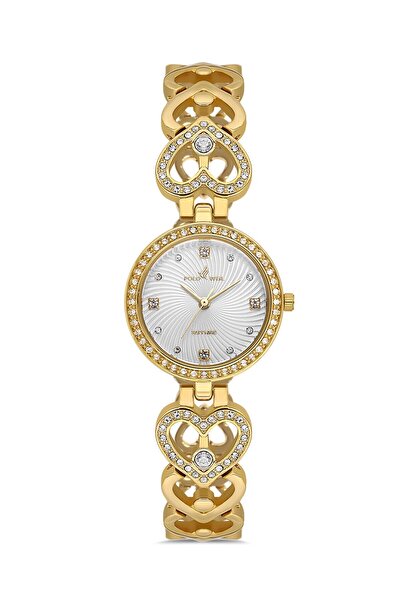 Polo Weil ساعة يد نسائية PL001L بحزام فولاذي