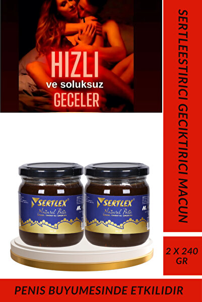 ORJ SERTLEX BALLI ÇAKŞIROTU EXTRATLI GİNSENGLİ Macun 240 Gr x 2 ADET Bitkisel...