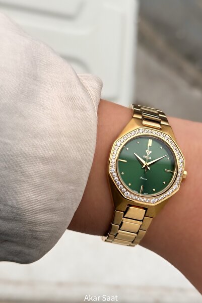 Fiesta ساعة يد نسائية F-2709 بحزام فولاذي