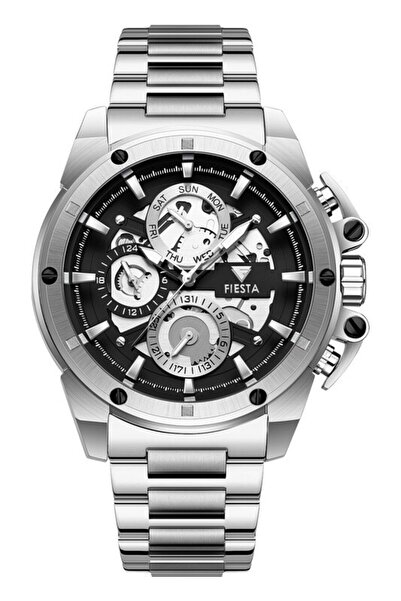 Fiesta F24083M Men's Wristwatch with Metal Band