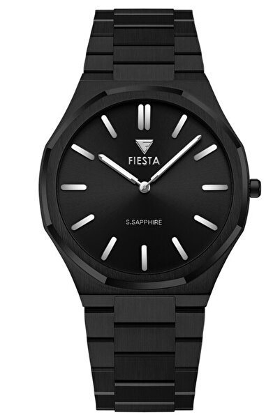 Fiesta ساعة يد رجالية F24090M بسوار معدني
