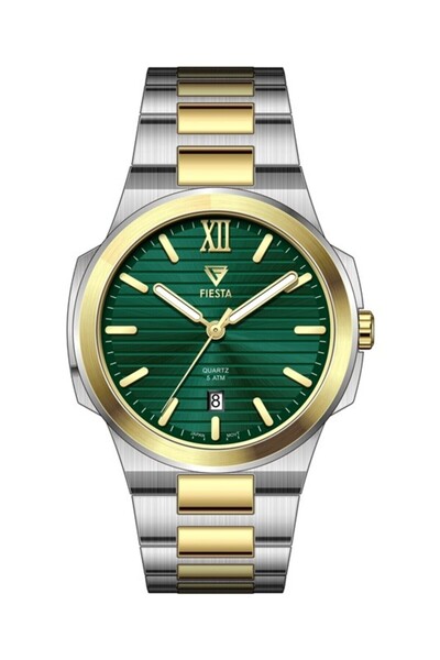 Fiesta F-2712 Men's Wristwatch with Steel Band