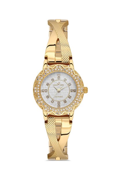 Polo Weil ساعة يد نسائية PL001L بحزام فولاذي