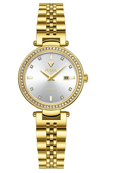 Fiesta ساعة يد نسائية F25021L بحزام فولاذي