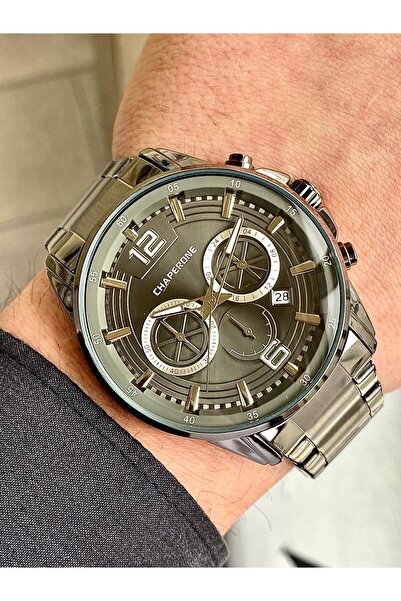 Chaperone Ch171M Men's Wristwatch with Metal Band