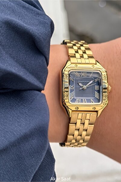 Chaperone ساعة يد نسائية بحزام فولاذي CH164L