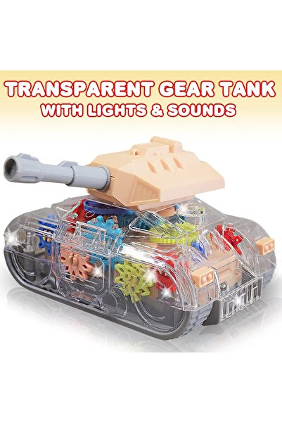 magic childs Renkli Eğitici Hareket Eden Tank - Çok Dilli ve Konuşan Işıklı B...
